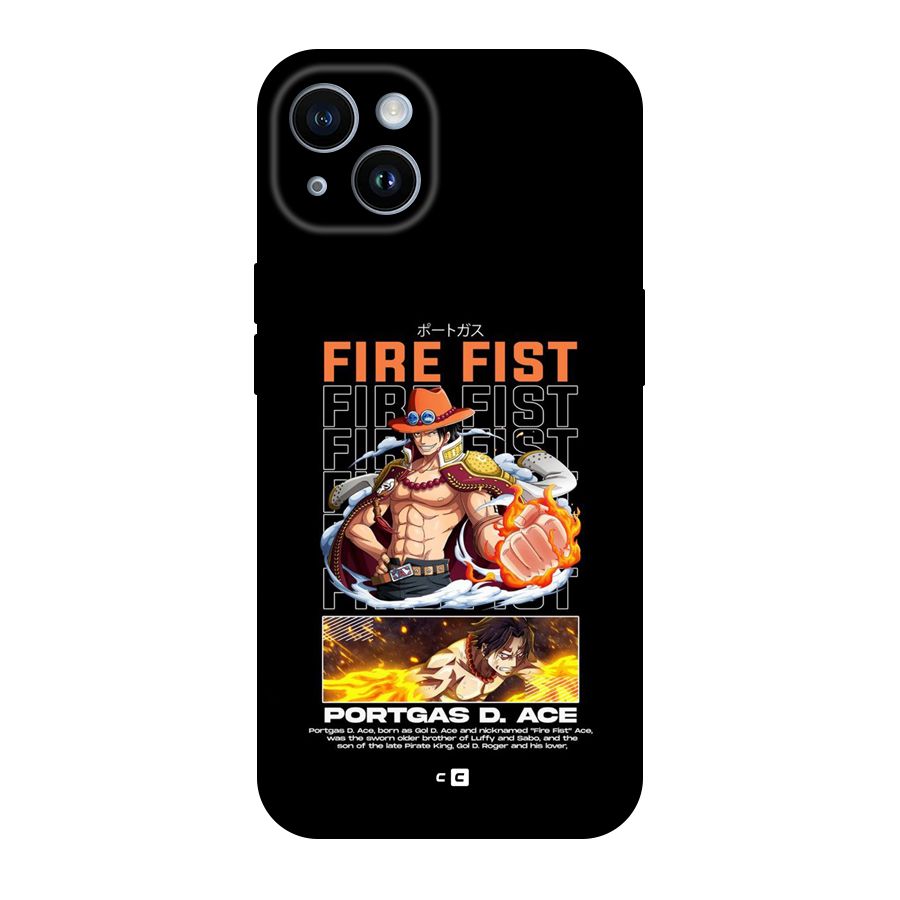 Fire Fist Ace Back Case for iPhone 14