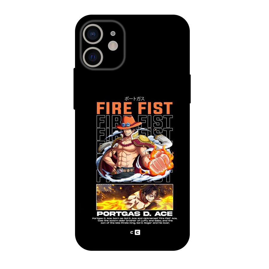 Fire Fist Ace Back Case for iPhone 11