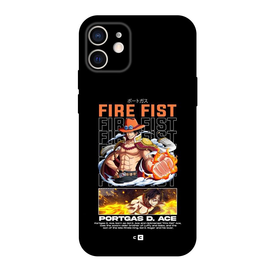 Fire Fist Ace Back Case for iPhone 12