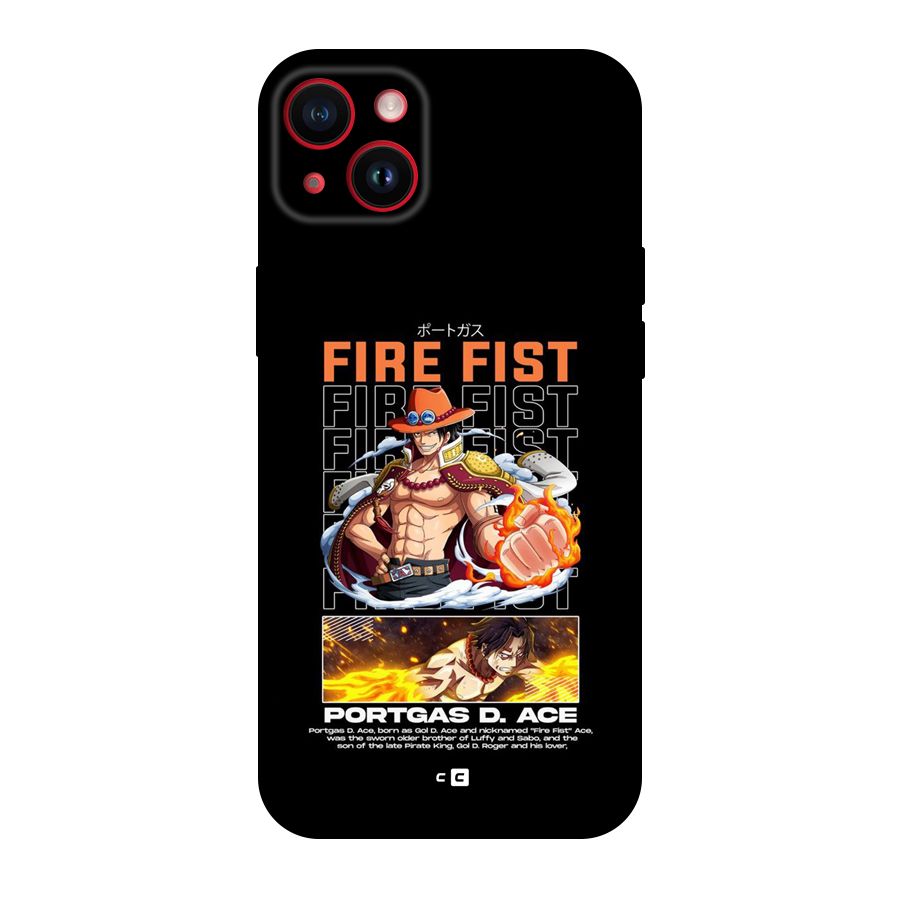 Fire Fist Ace Back Case for iPhone 14 Plus