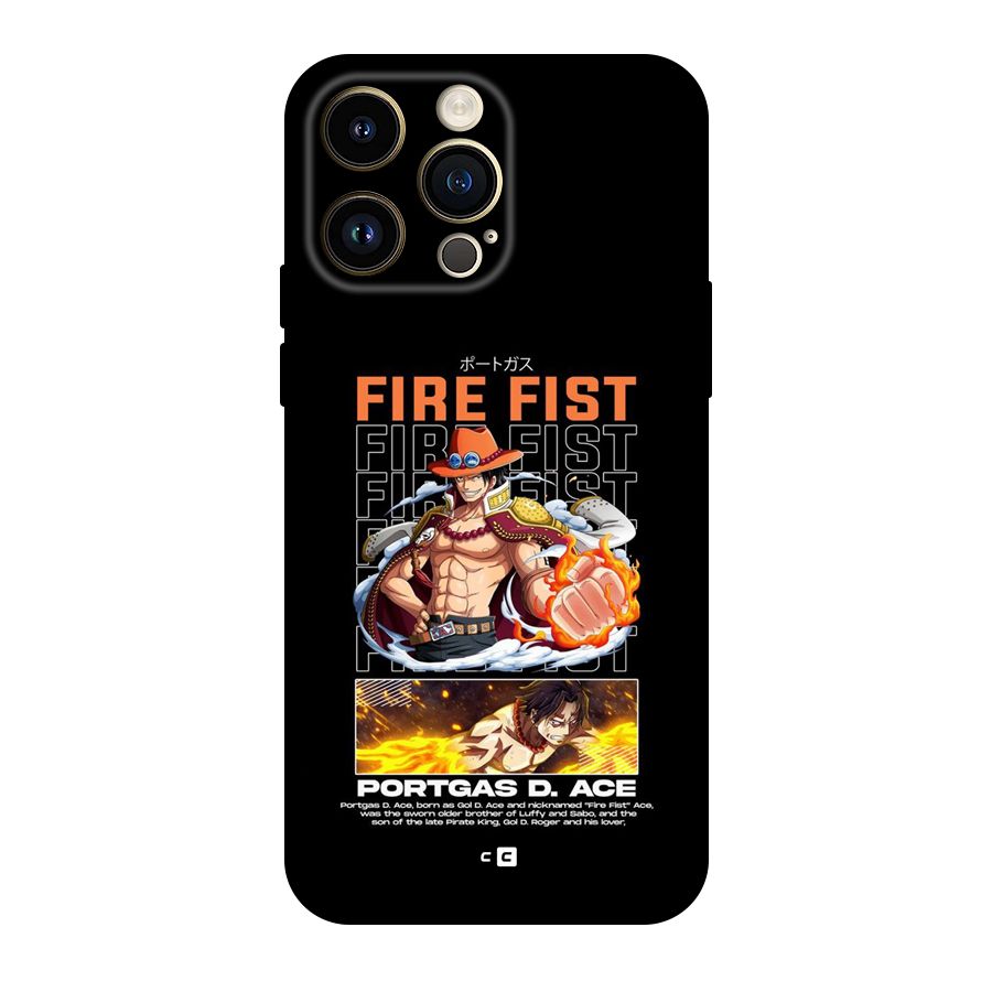 Fire Fist Ace Back Case for iPhone 14 Pro Max