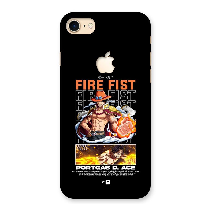 Fire Fist Ace Back Case for iPhone 7 Apple Cut