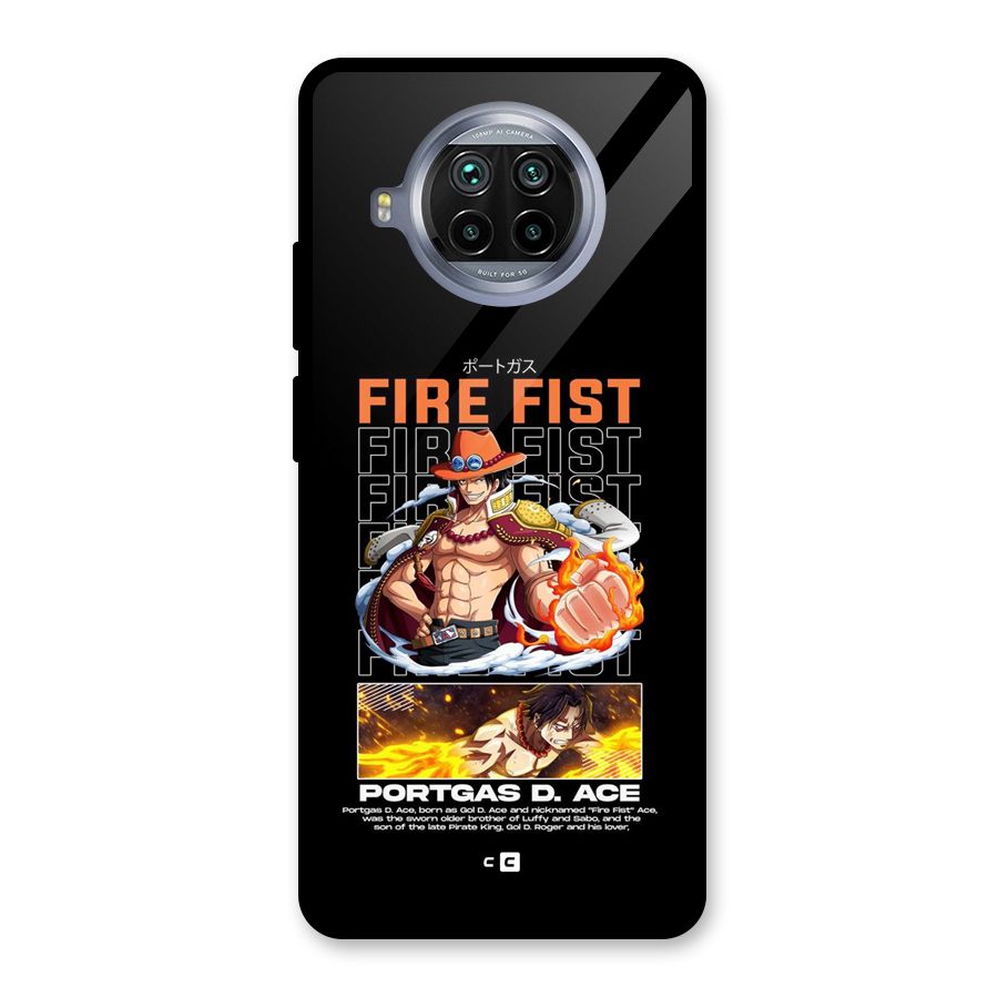 Fire Fist Ace Glass Back Case for Mi 10i