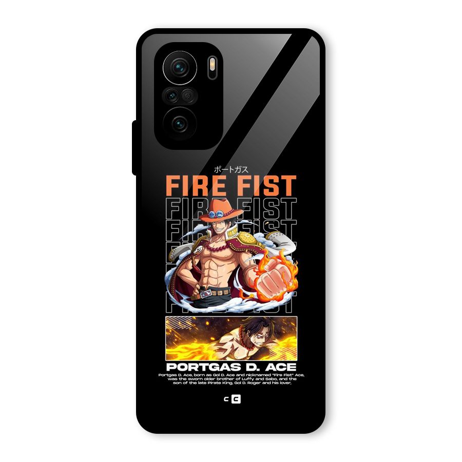 Fire Fist Ace Glass Back Case for Mi 11x