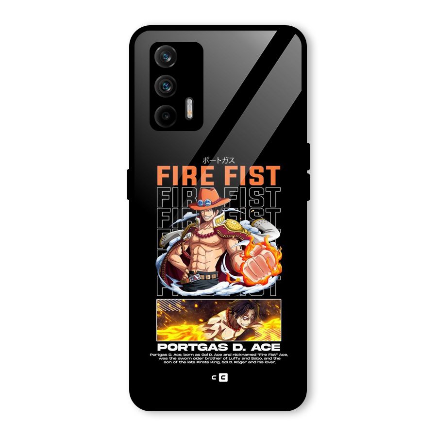 Fire Fist Ace Glass Back Case for Realme GT 5G