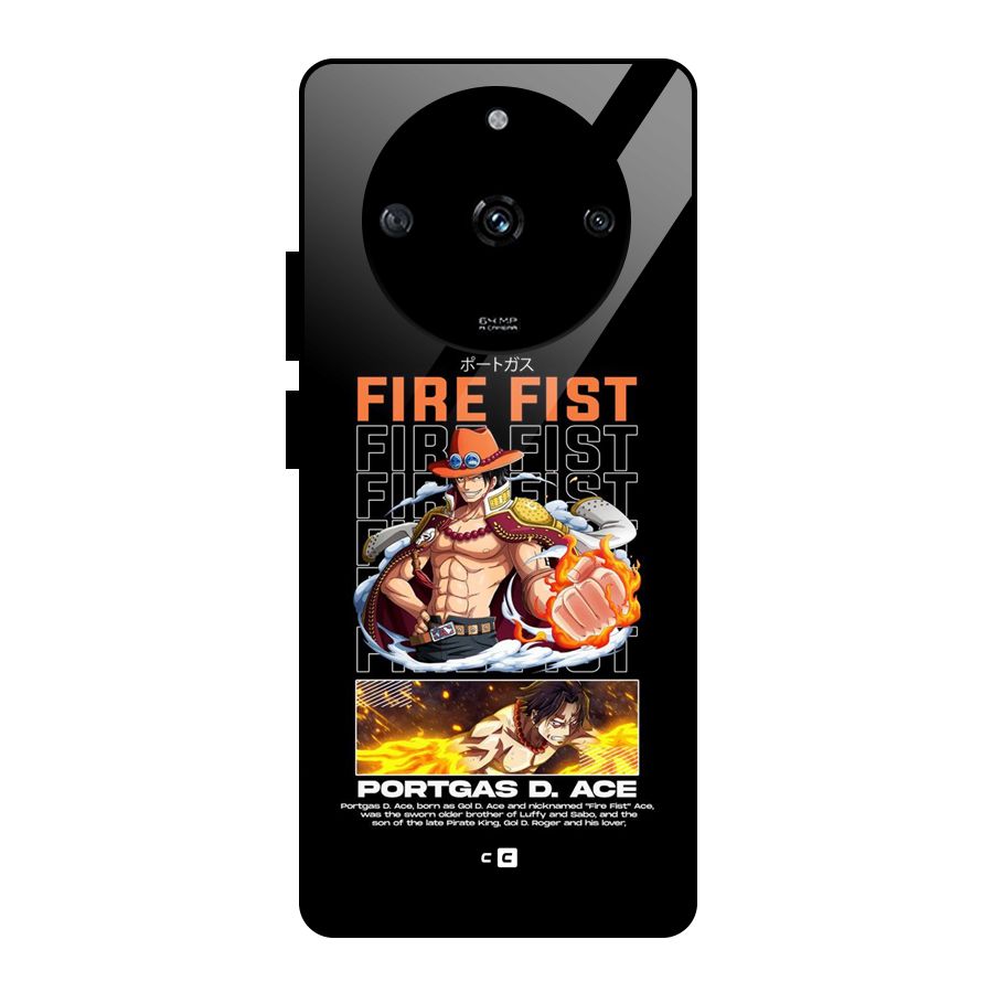 Fire Fist Ace Glass Back Case for Realme Narzo 60 5G