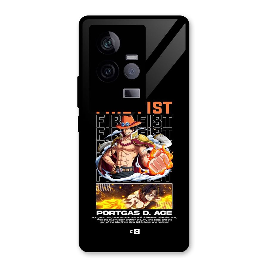 Fire Fist Ace Glass Back Case for Vivo iQOO 11 5G