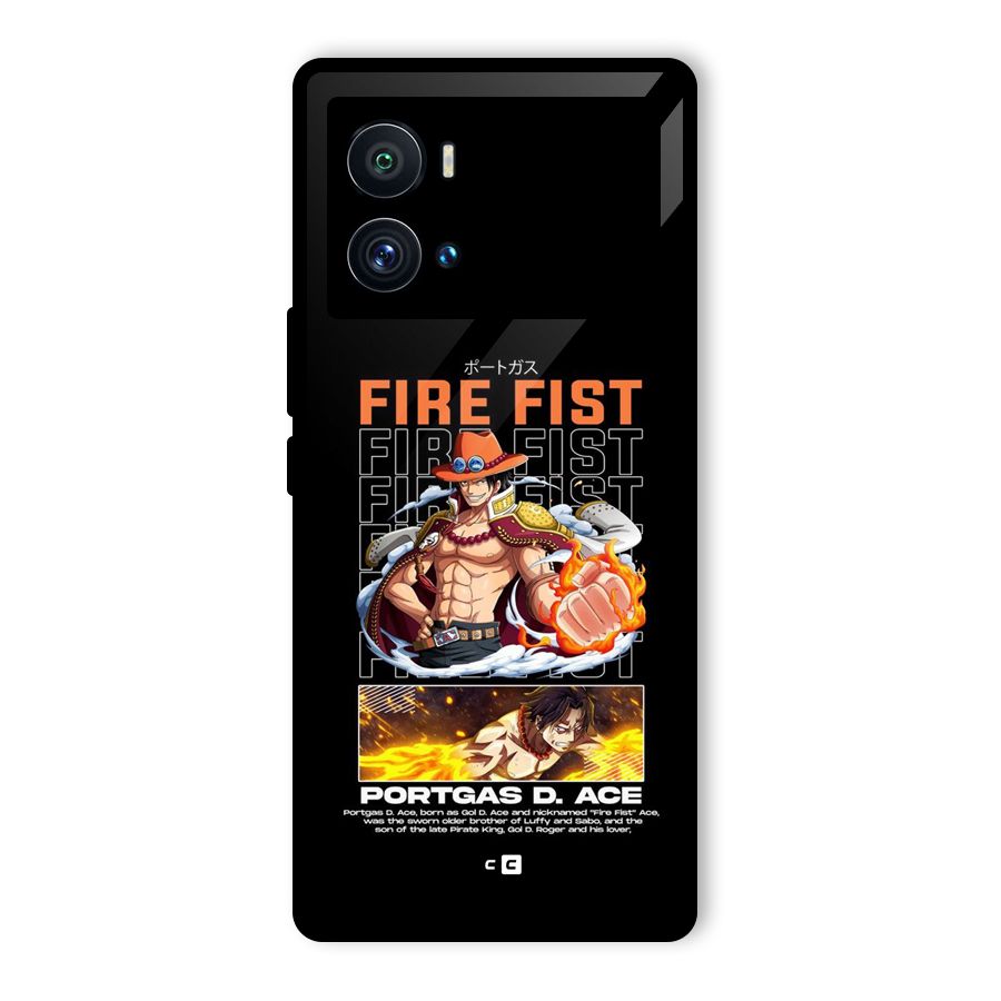 Fire Fist Ace Glass Back Case for Vivo iQOO 9 Pro