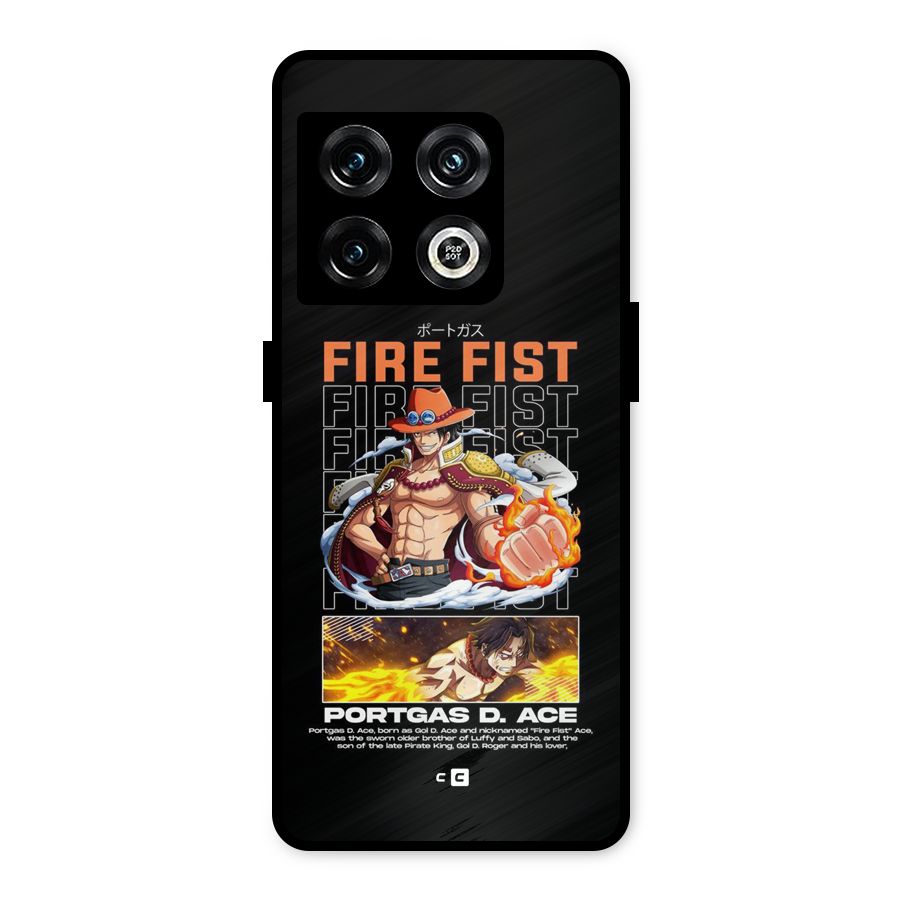 Fire Fist Ace Metal Back Case for OnePlus 10 Pro 5G