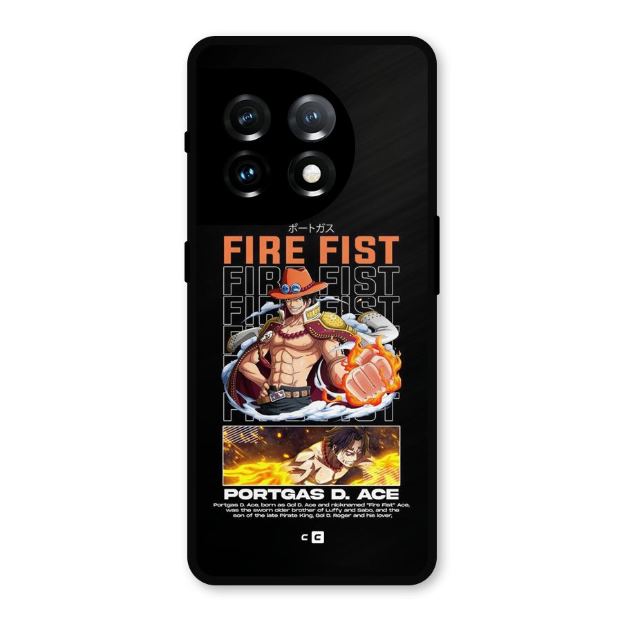 Fire Fist Ace Metal Back Case for OnePlus 11