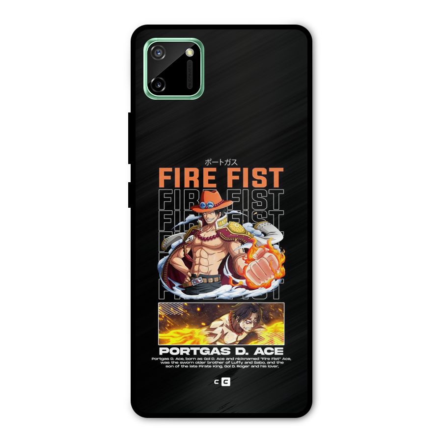 Fire Fist Ace Metal Back Case for Realme C11