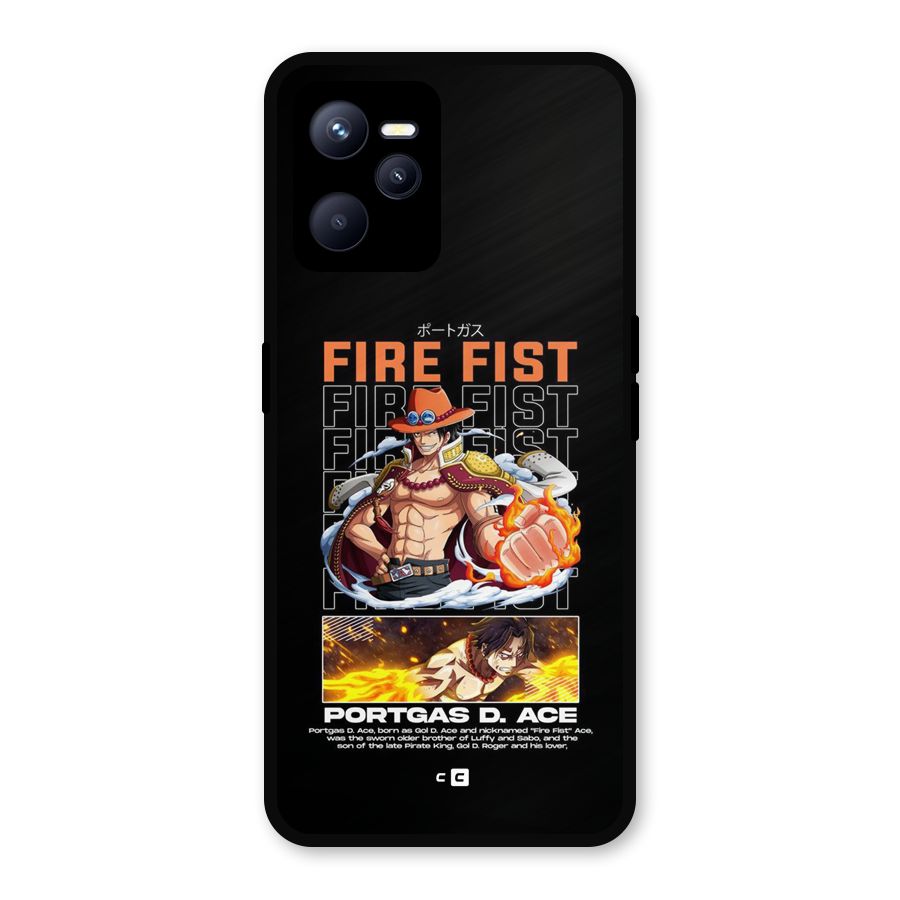 Fire Fist Ace Metal Back Case for Realme C35