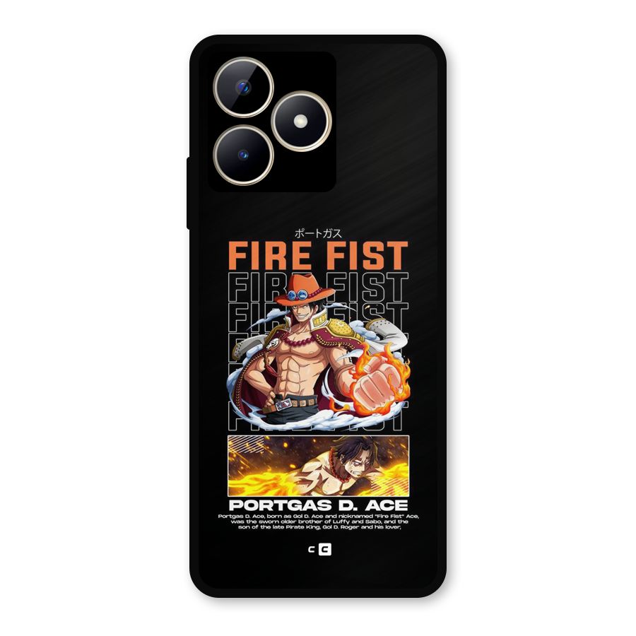 Fire Fist Ace Metal Back Case for Realme C53