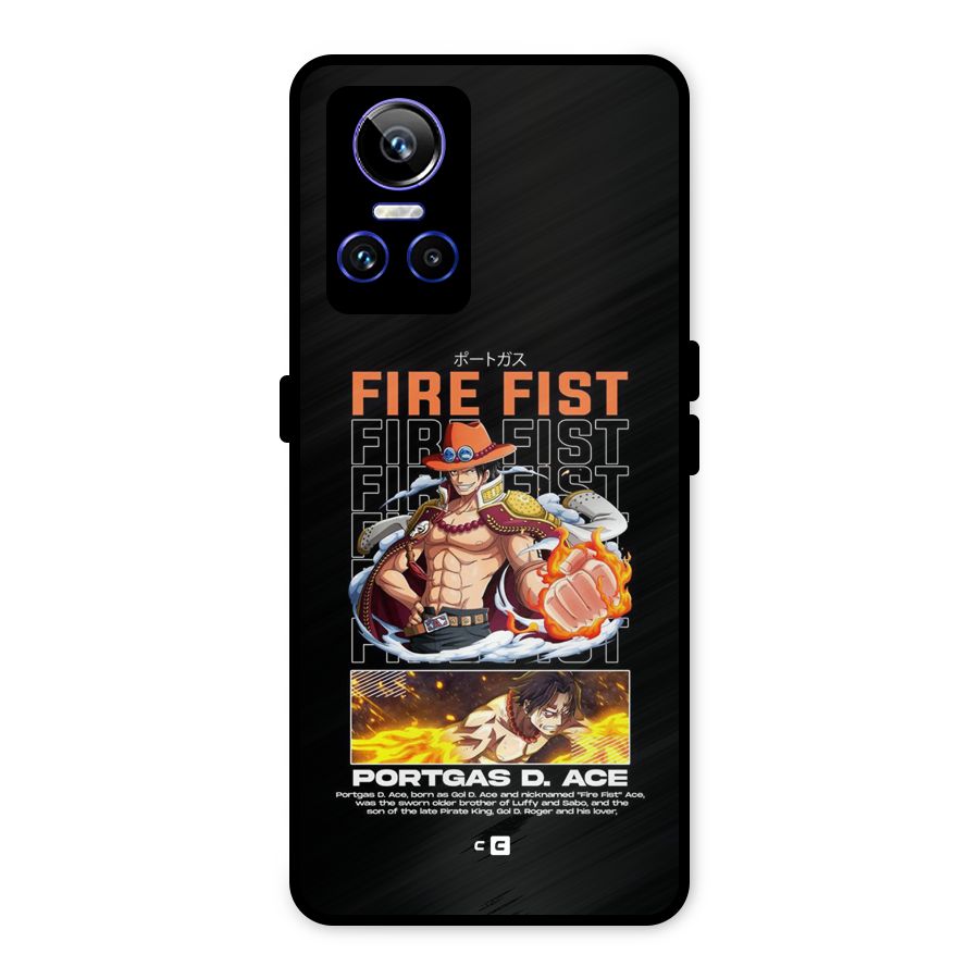 Fire Fist Ace Metal Back Case for Realme GT Neo 3