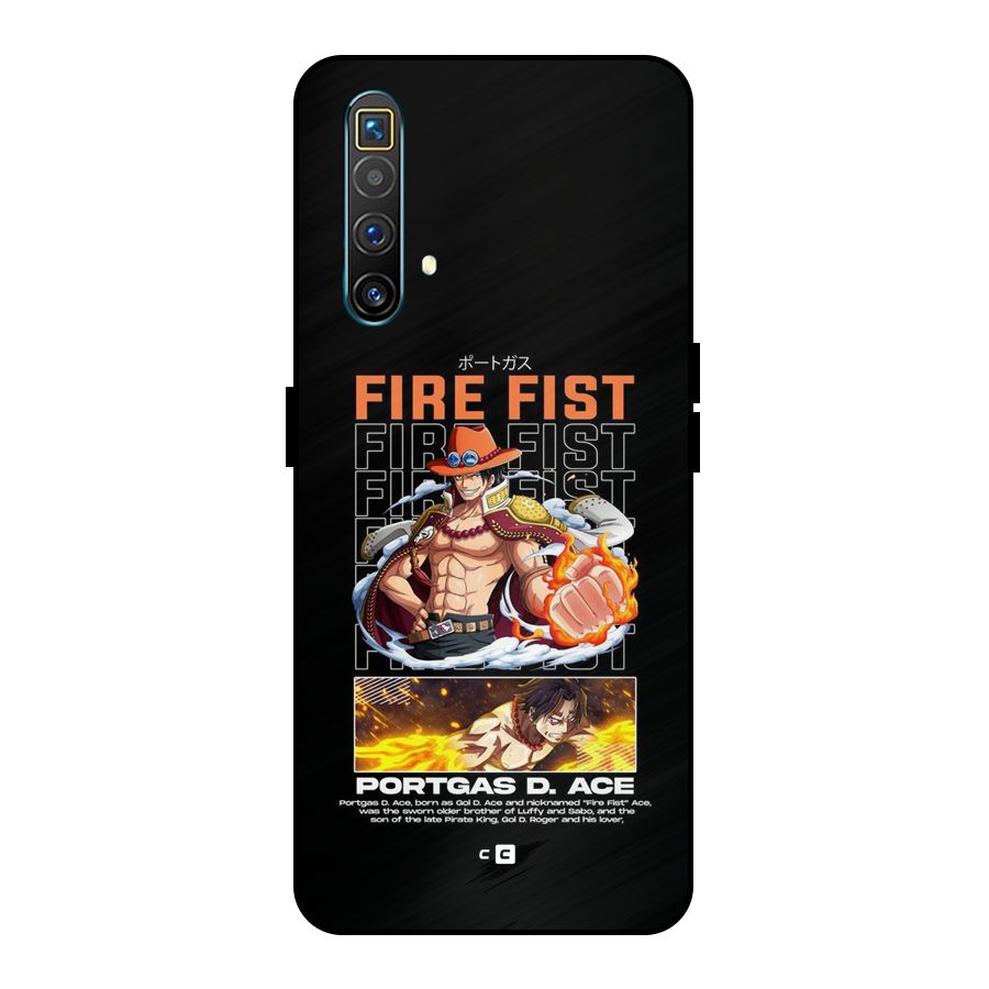 Fire Fist Ace Metal Back Case for Realme X3