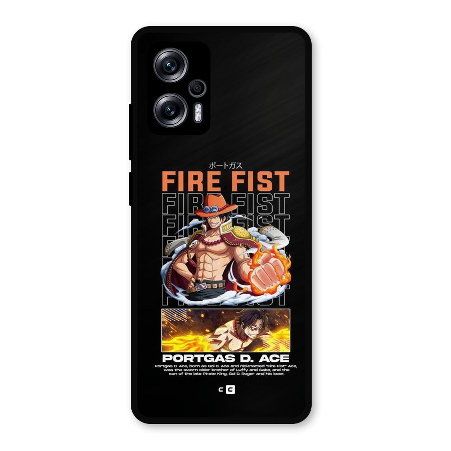 Fire Fist Ace Metal Back Case for Redmi K50i