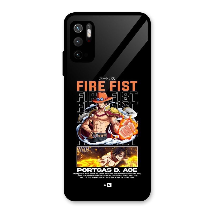 Fire Fist Ace Metal Back Case for Redmi Note 10T 5G