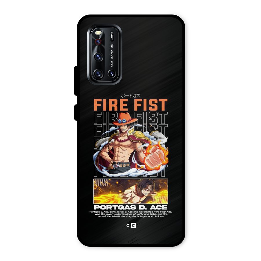 Fire Fist Ace Metal Back Case for Vivo V19