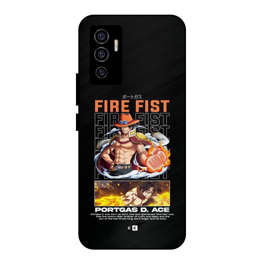Fire Fist Ace Metal Back Case for Vivo V23e