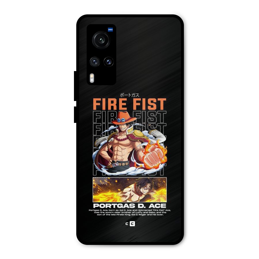 Fire Fist Ace Metal Back Case for Vivo X60