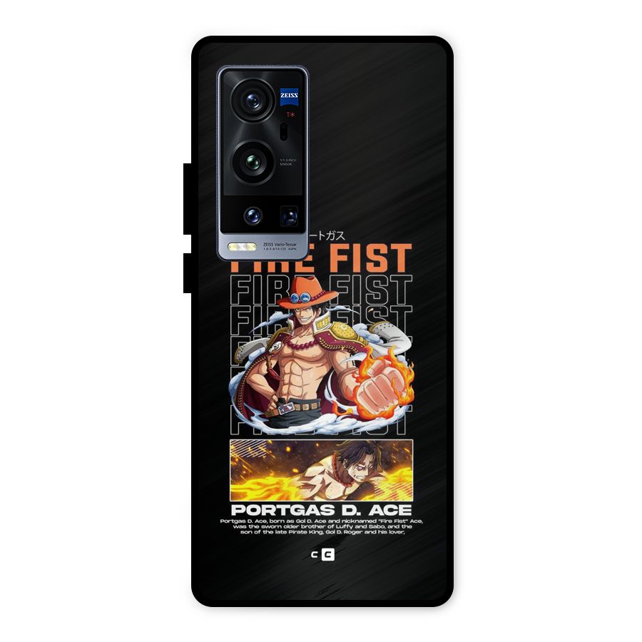 Fire Fist Ace Metal Back Case for Vivo X60 Pro Plus