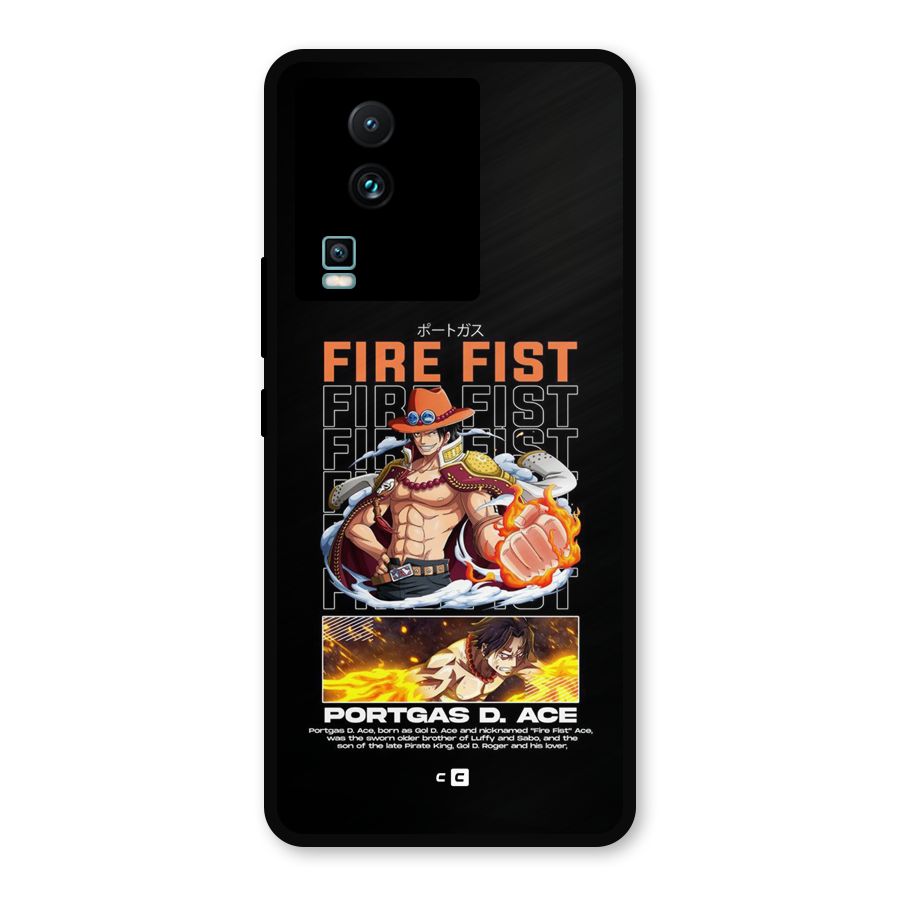 Fire Fist Ace Metal Back Case for iQOO Neo 7 Pro