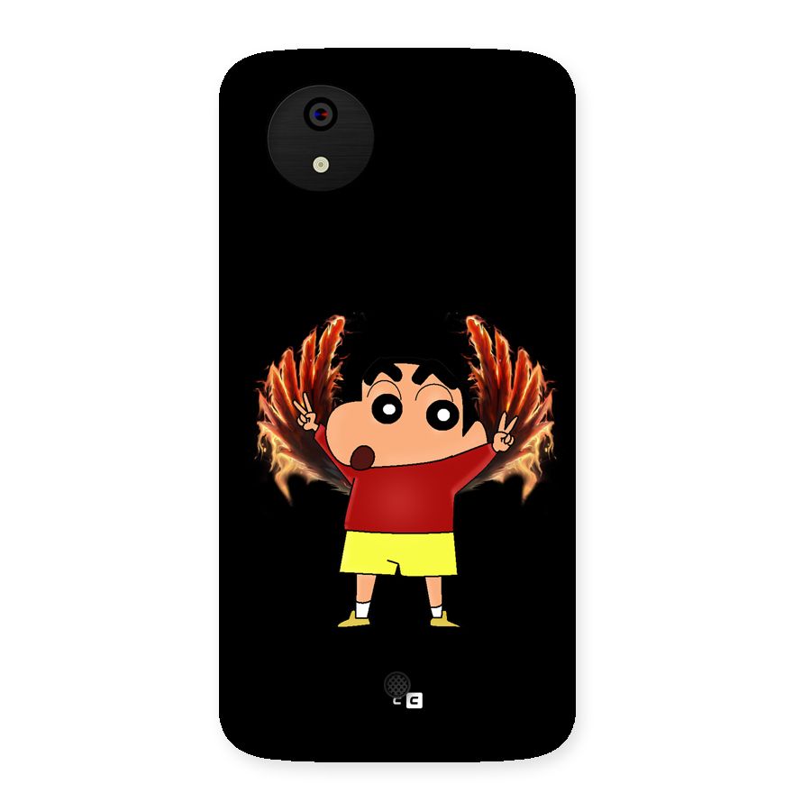 Fire Shinchan Back Case for Canvas A1  AQ4501