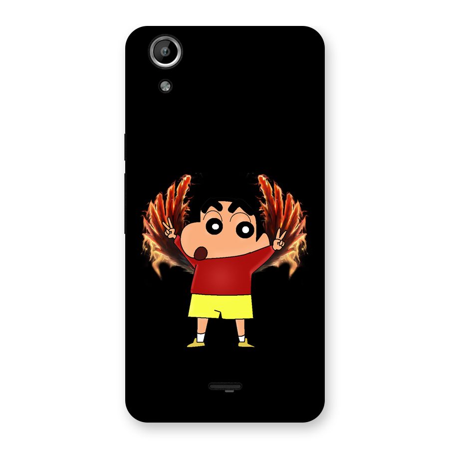 Fire Shinchan Back Case for Canvas Selfie Lens Q345