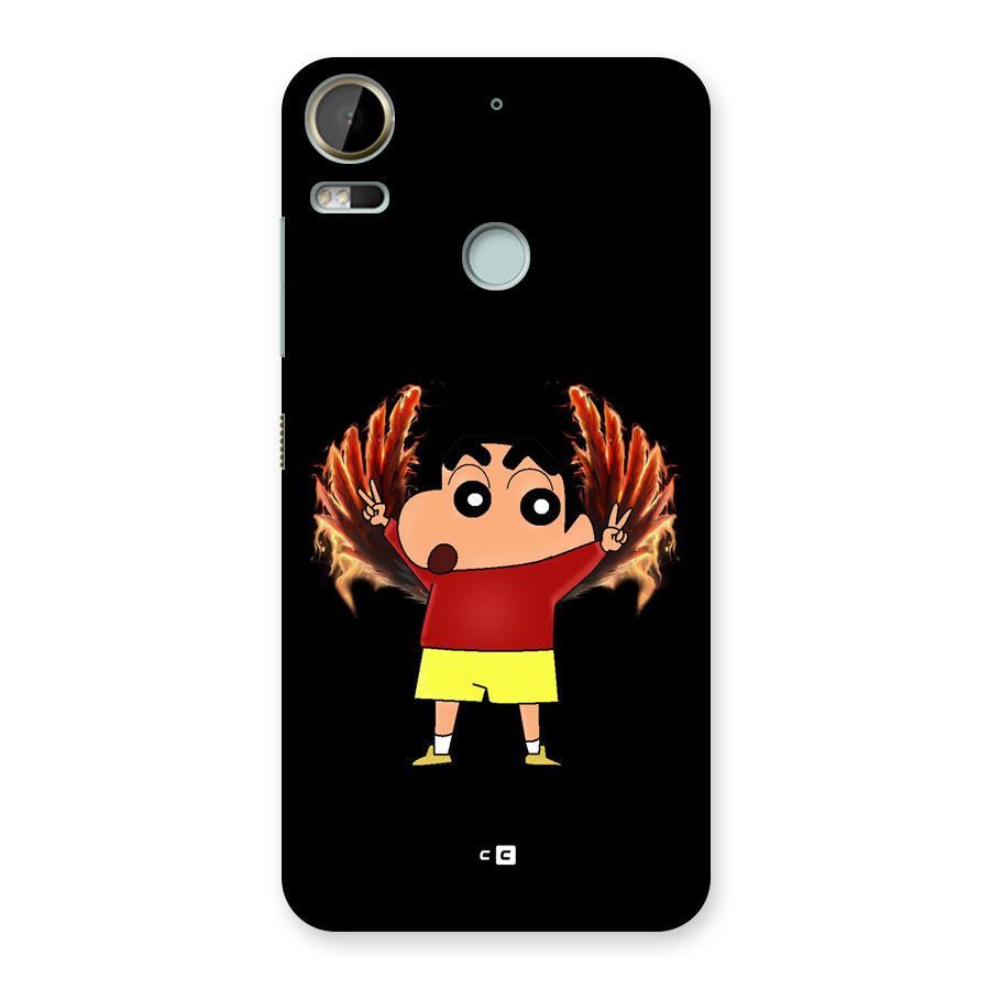 Fire Shinchan Back Case for Desire 10 Pro