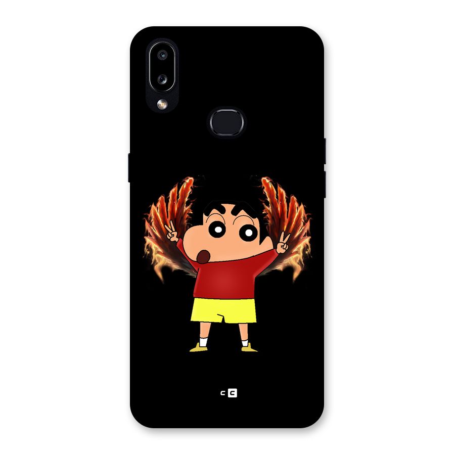 Fire Shinchan Back Case for Galaxy A10s