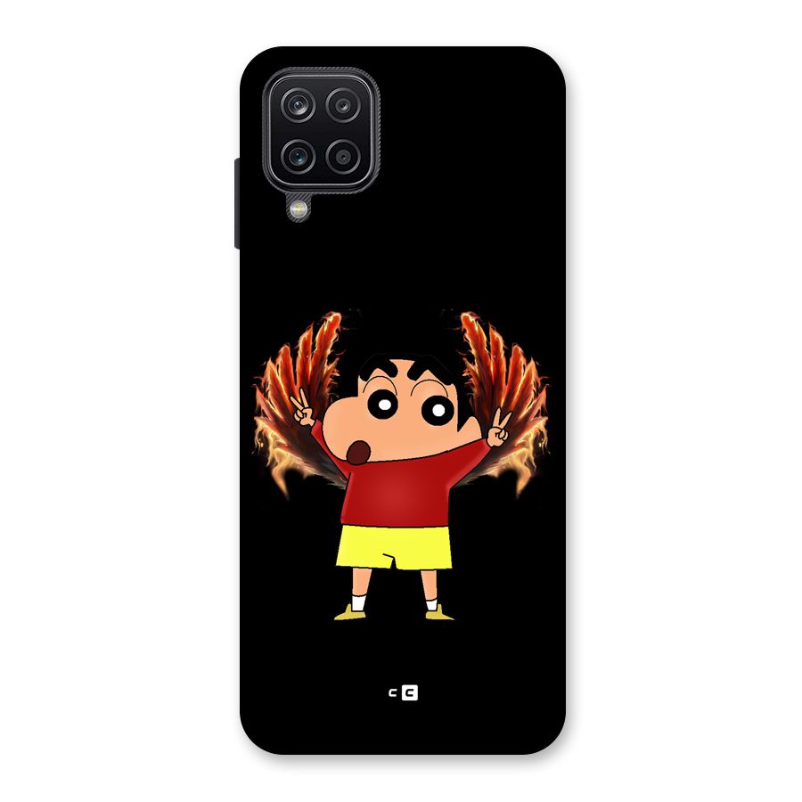 Fire Shinchan Back Case for Galaxy A12