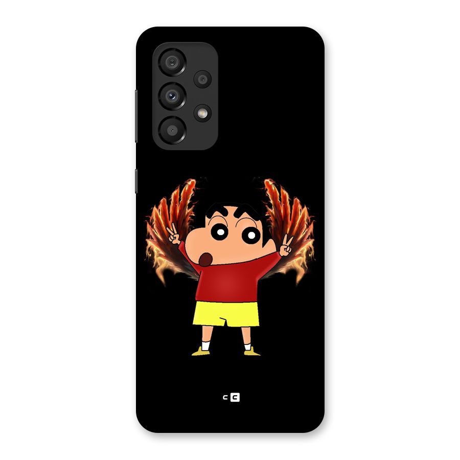 Fire Shinchan Back Case for Galaxy A33 5G