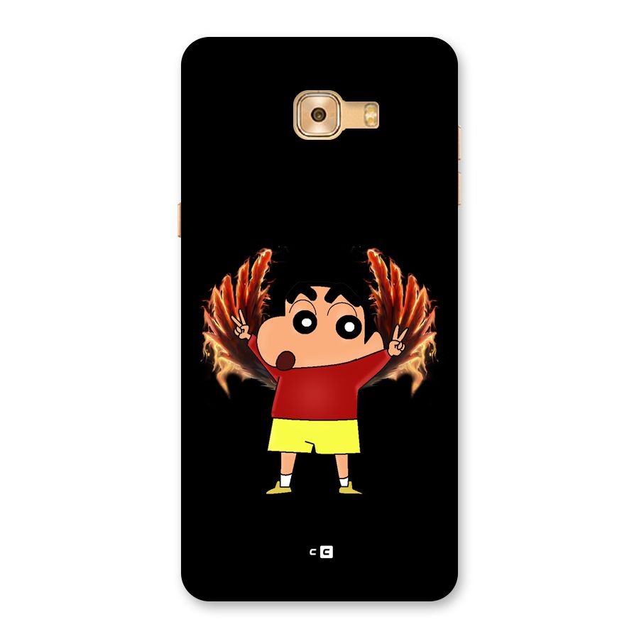 Fire Shinchan Back Case for Galaxy C9 Pro