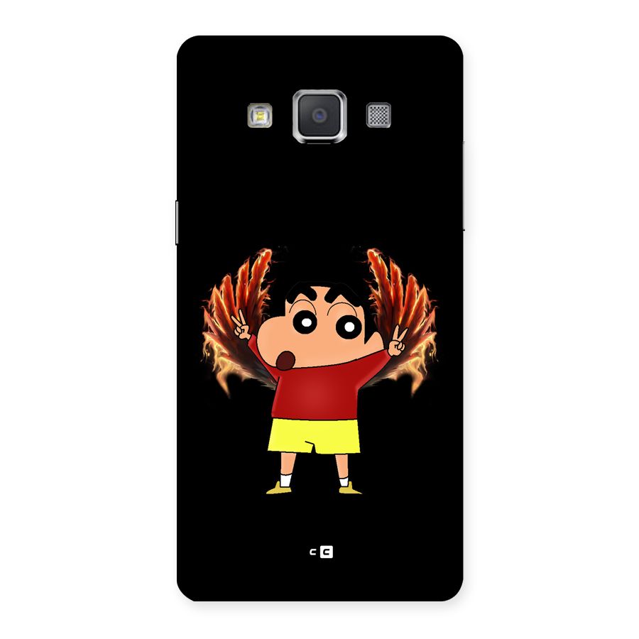 Fire Shinchan Back Case for Galaxy Grand Max