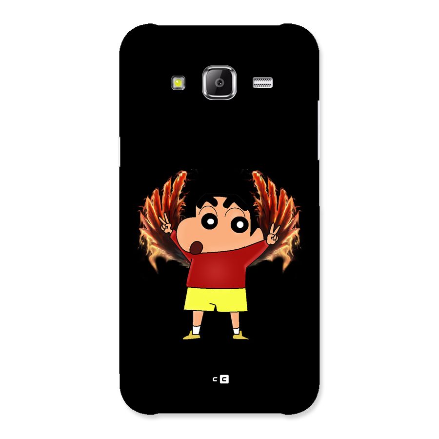 Fire Shinchan Back Case for Galaxy J2 Prime