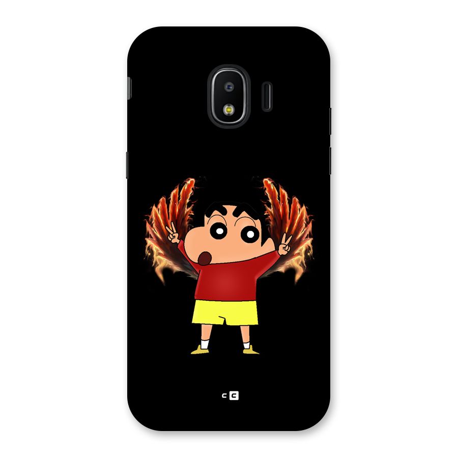 Fire Shinchan Back Case for Galaxy J2 Pro 2018