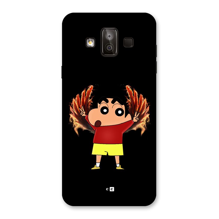 Fire Shinchan Back Case for Galaxy J7 Duo