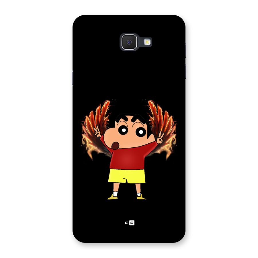 Fire Shinchan Back Case for Galaxy J7 Prime