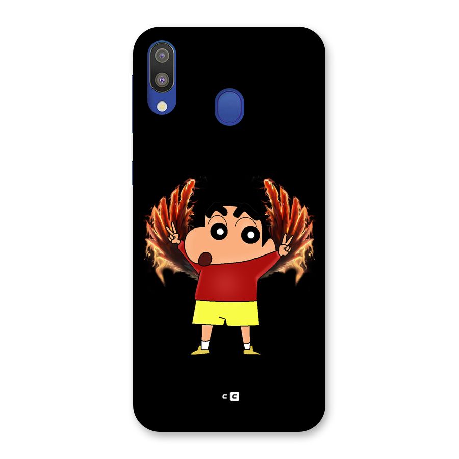 Fire Shinchan Back Case for Galaxy M20