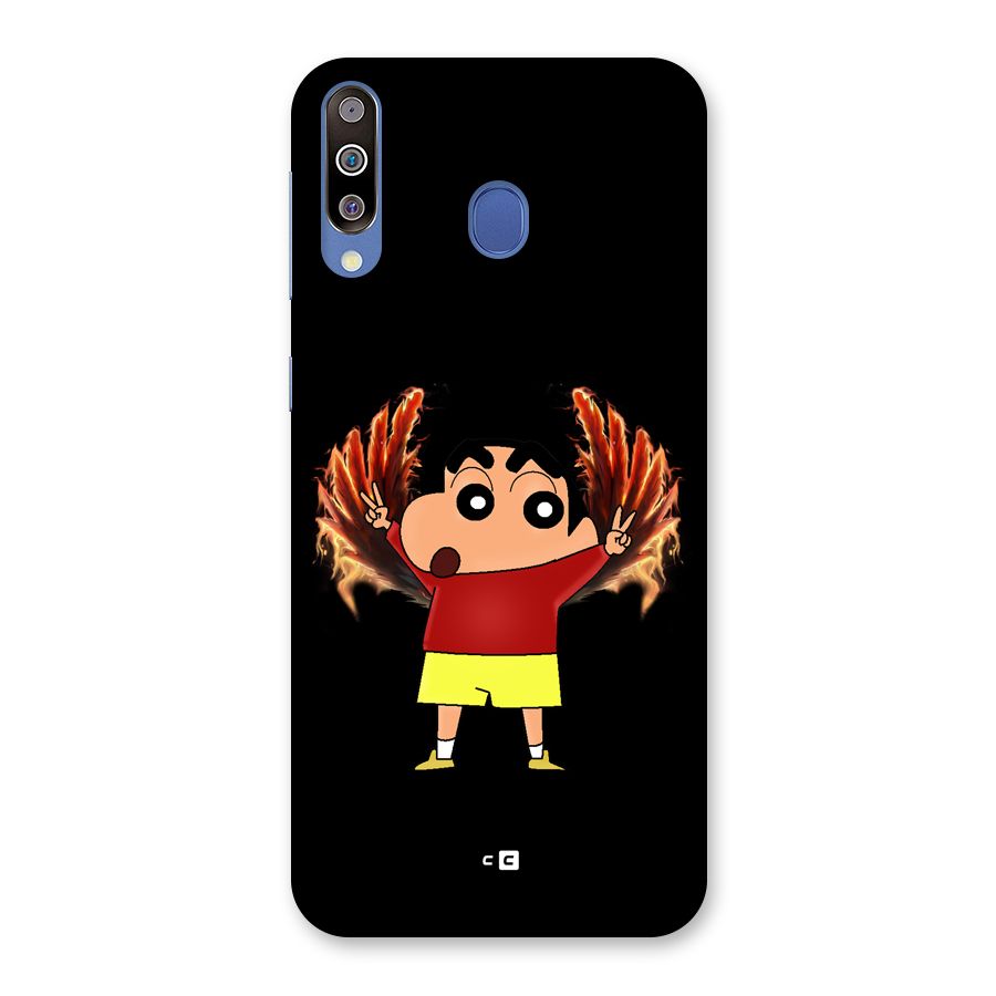 Fire Shinchan Back Case for Galaxy M30