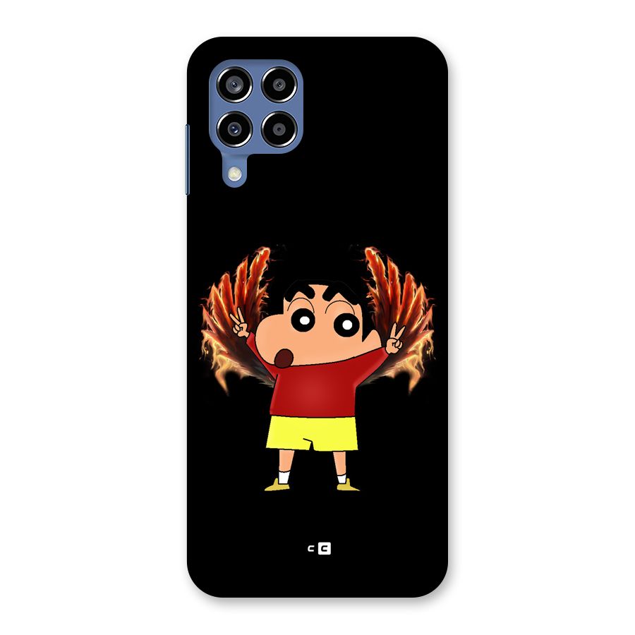 Fire Shinchan Back Case for Galaxy M53 5G