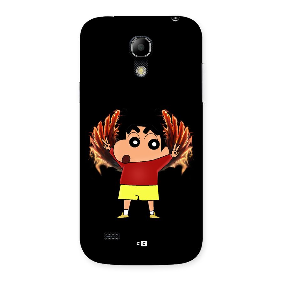 Fire Shinchan Back Case for Galaxy S4 Mini