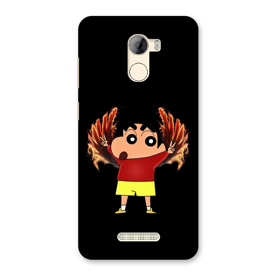 Fire Shinchan Back Case for Gionee A1 LIte
