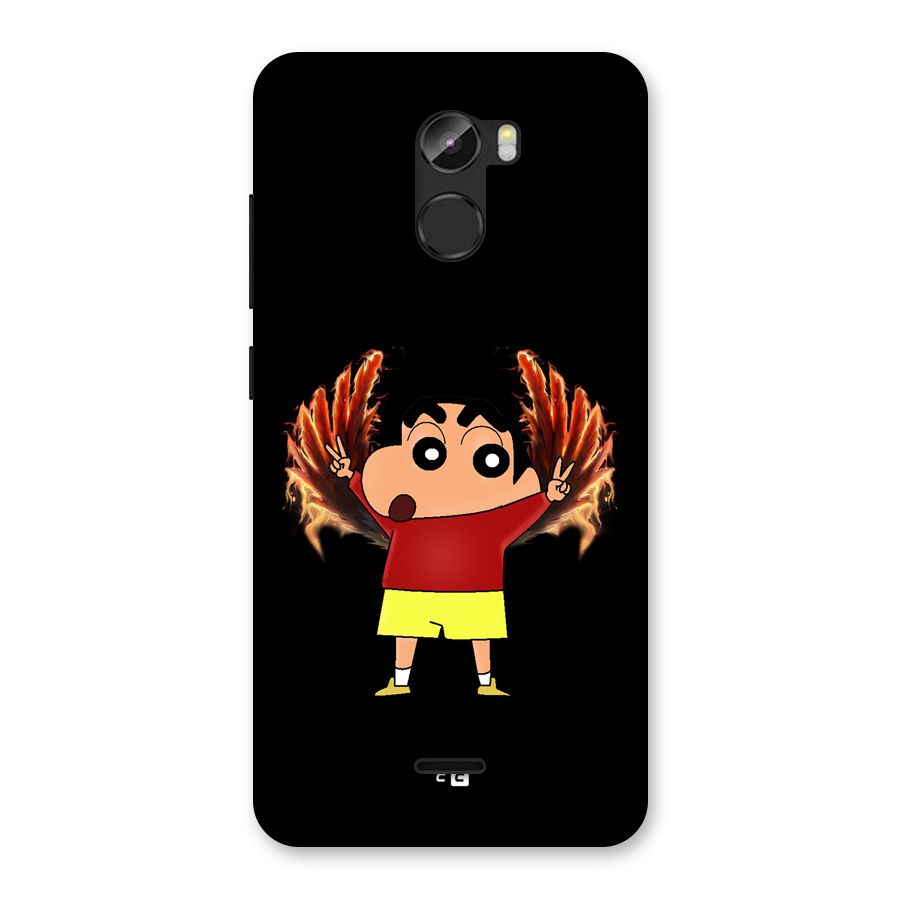 Fire Shinchan Back Case for Gionee X1