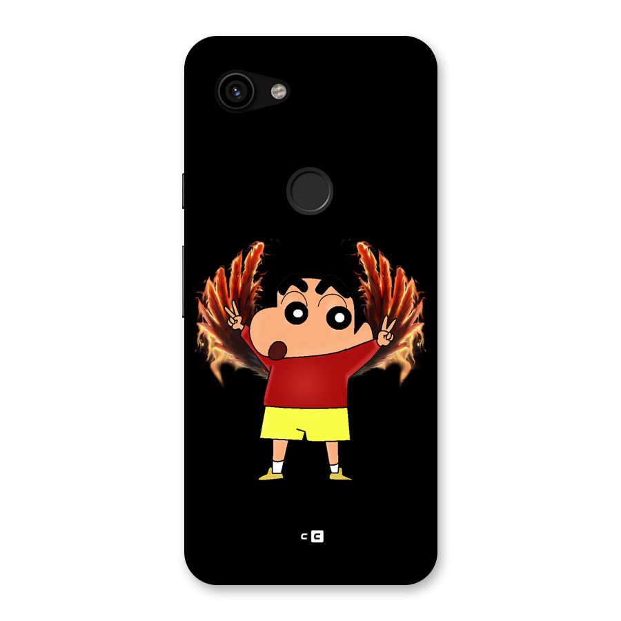 Fire Shinchan Back Case for Google Pixel 3a