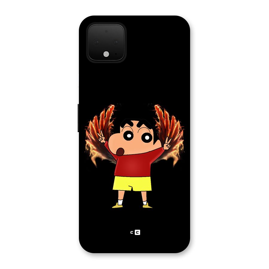 Fire Shinchan Back Case for Google Pixel 4 XL