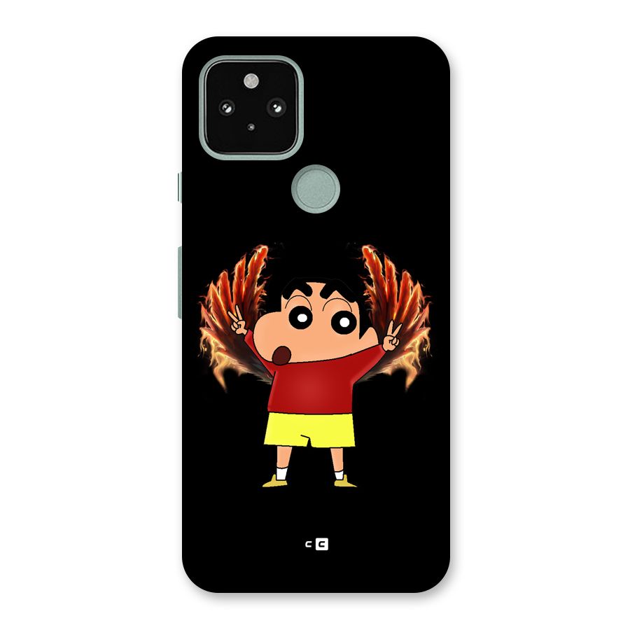 Fire Shinchan Back Case for Google Pixel 5