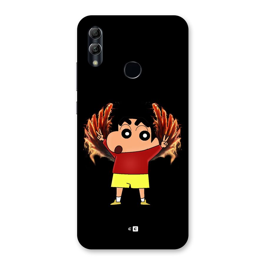Fire Shinchan Back Case for Honor 10 Lite