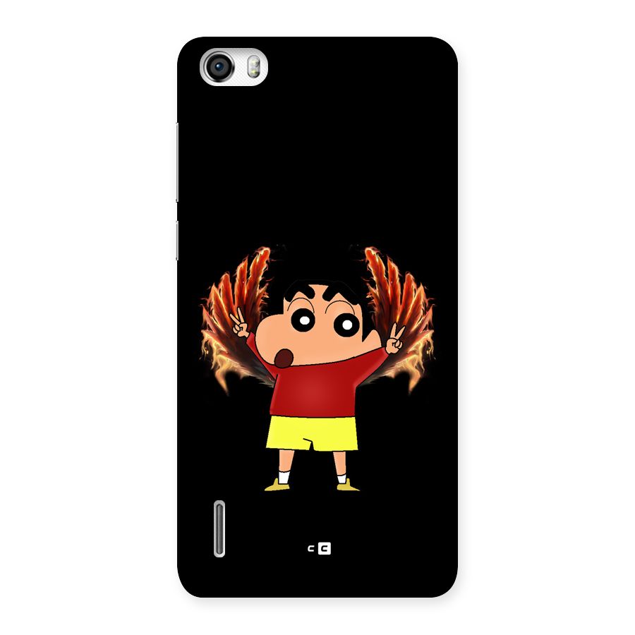 Fire Shinchan Back Case for Honor 6