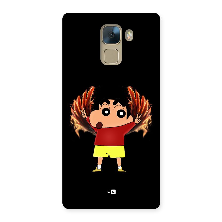 Fire Shinchan Back Case for Honor 7